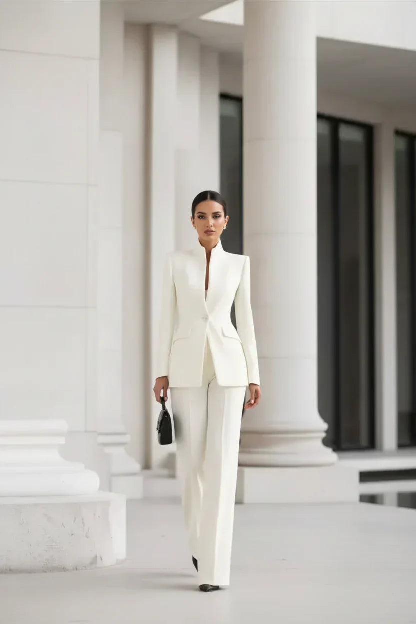 Gia Blazer & Palazzo Pants Set