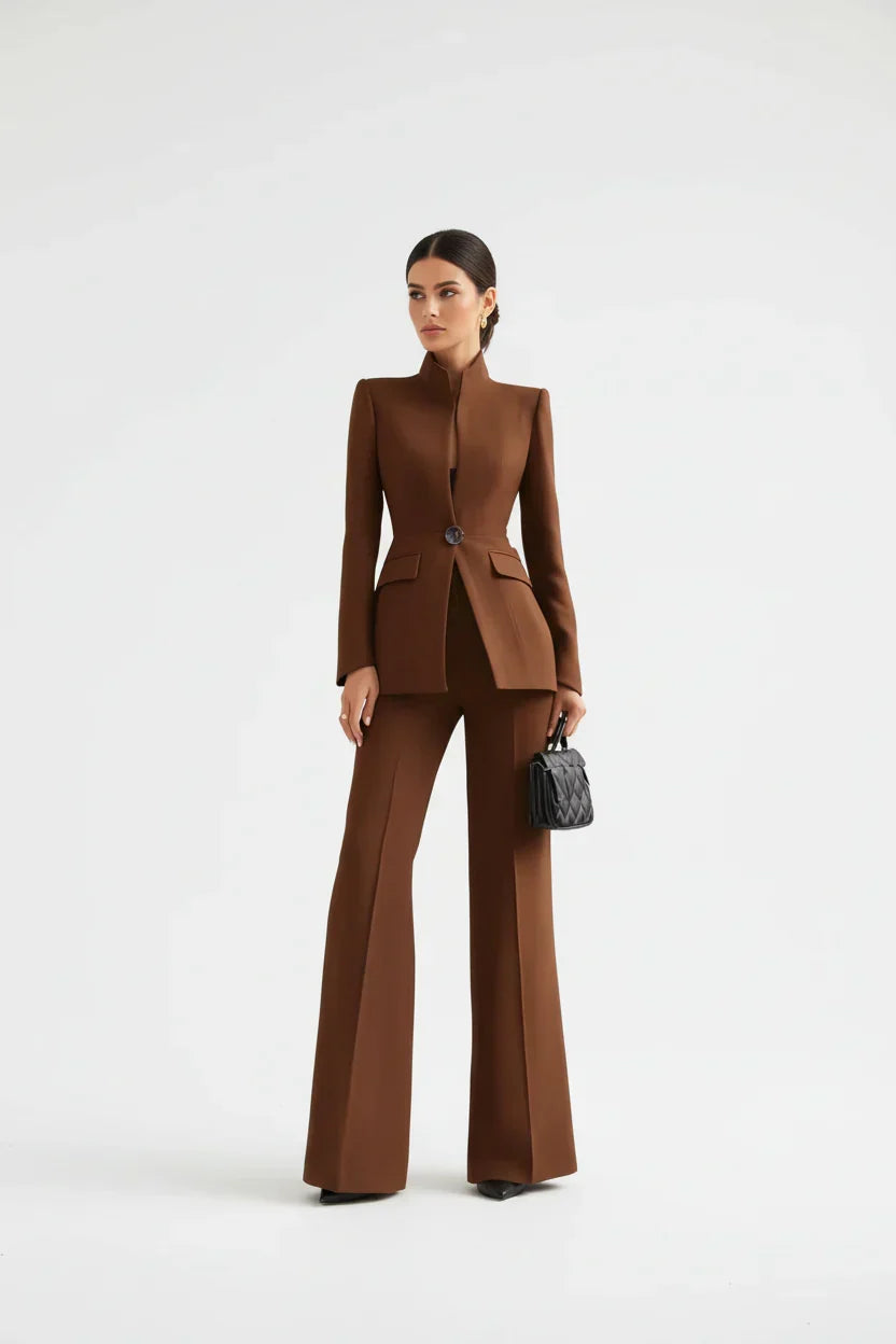 Gia Blazer & Palazzo Pants Set