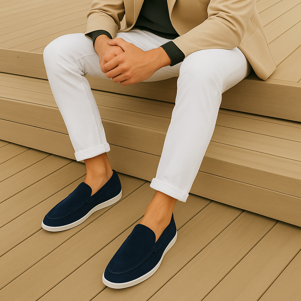 Danoir Paris™| Mocassins élégantes Nové – Daim Premium