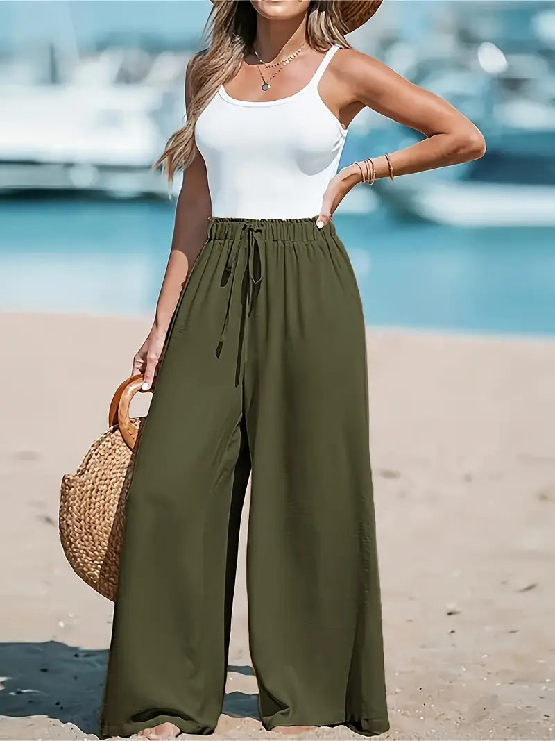 Liv - Pantalons élégants taille haute
