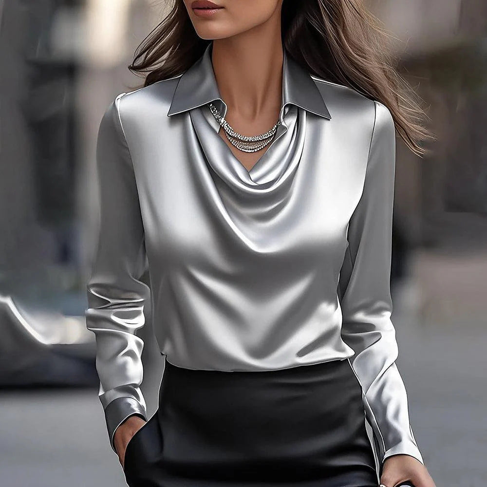 Emma - Élégante Blouse Brillante