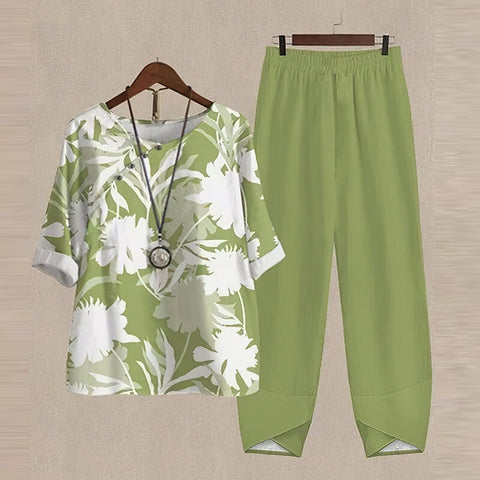 Lilou - Ensemble chemise et pantalon confortable et chic
