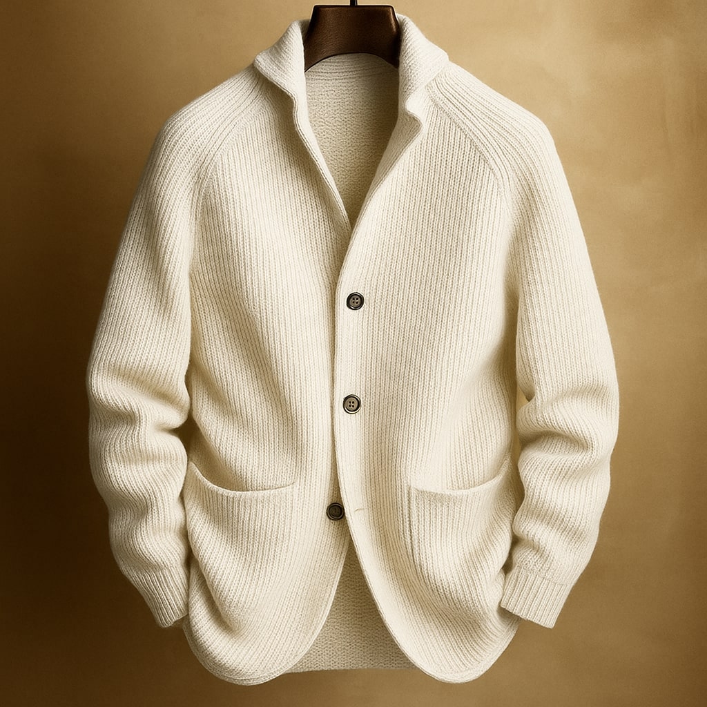 Danoir Paris™| Cardigan pour homme en laine tricotée