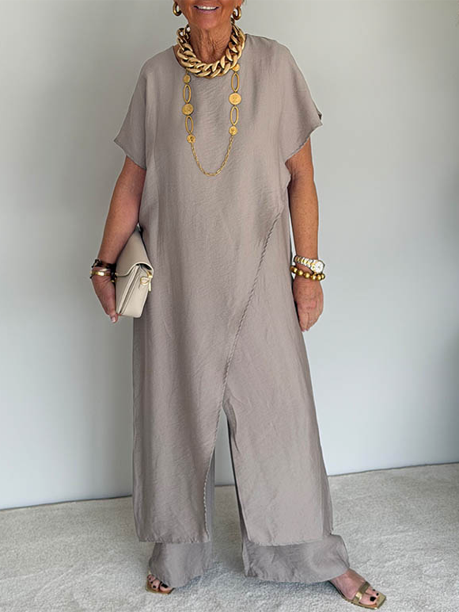 Solène Elegant Relaxed Asymmetric Set