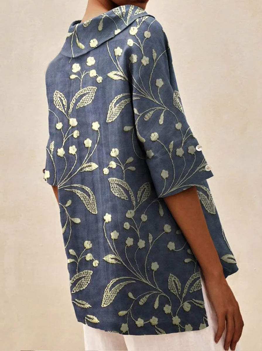 Andrea Light Floral Summer Top