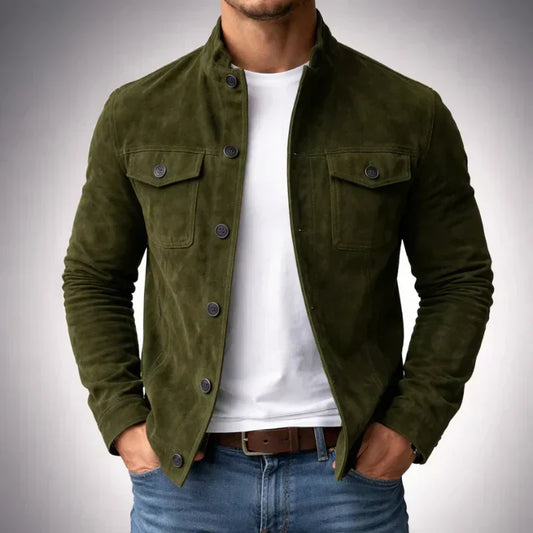 Danoie Paris| Veste en daim boutonnée