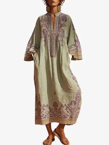 jasmine | Robe brodée souple pour femmes