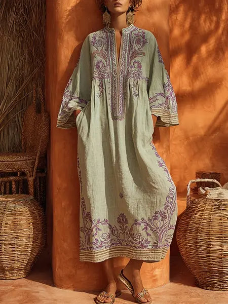 jasmine | Robe brodée souple pour femmes