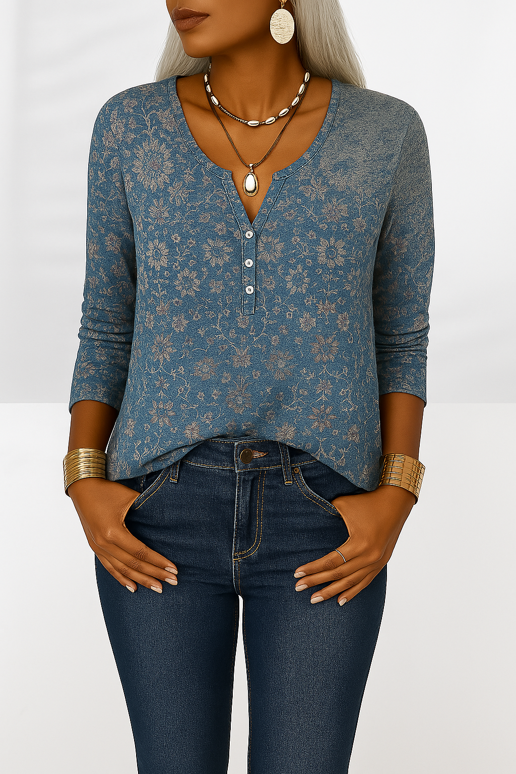 Alina Elegant Boho Blouse