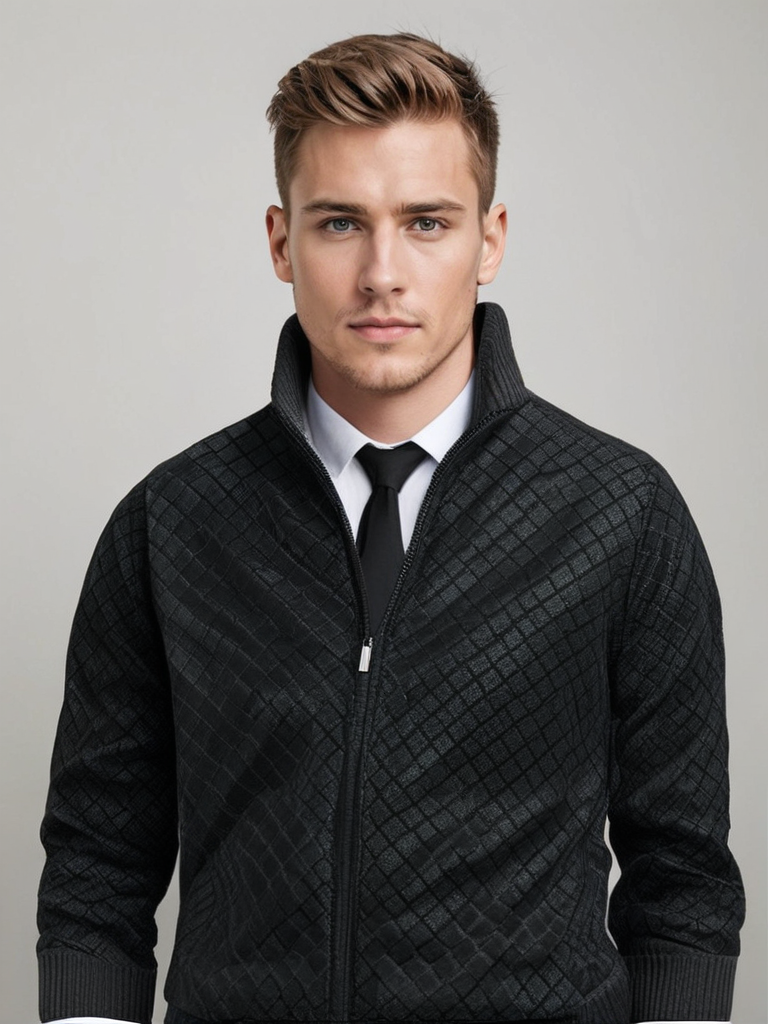 Oliver Luxe Casual Zip Cardigan