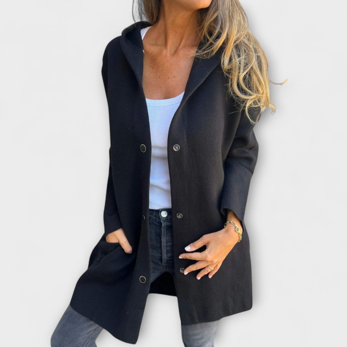 Rhyvian Elegant Hooded Jacket