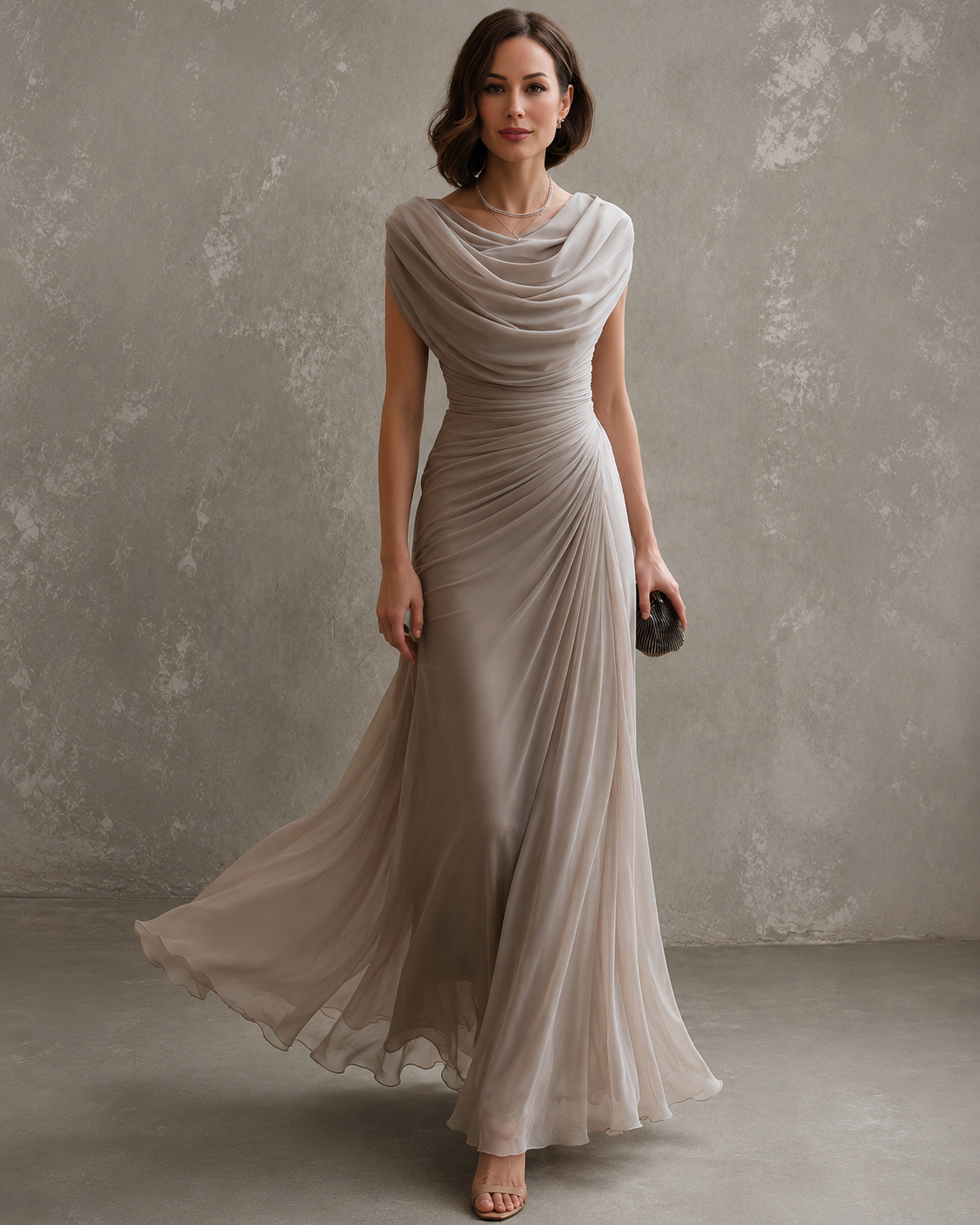 Jenna Draped Maxi Dress