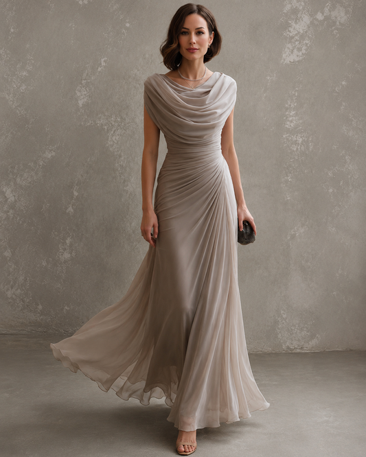 Jenna | Draped Maxi Dress