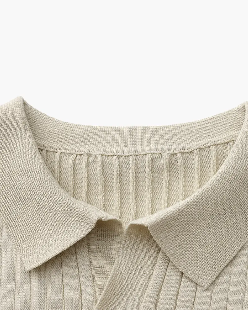 Polo côtelé Premium