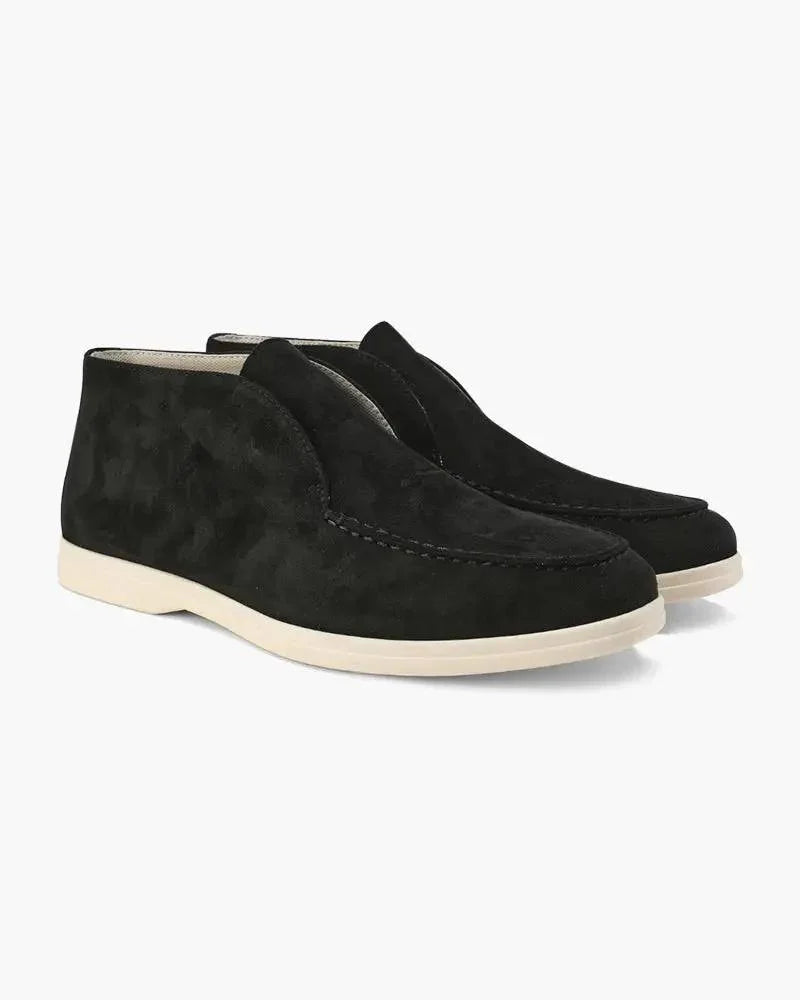 Old Money High-Top Suede Loafers