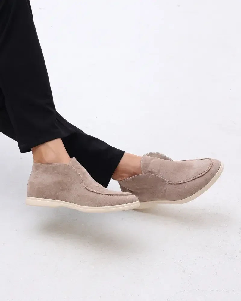 Mocassins hauts en daim Old Money