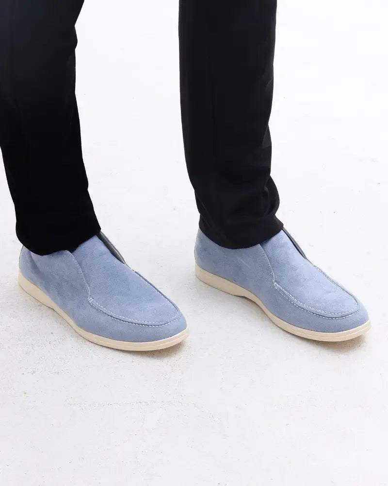 Mocassins hauts en daim Old Money
