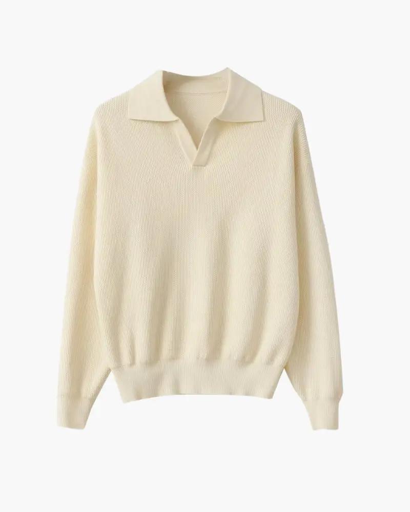 Polo en Tricot Texturé