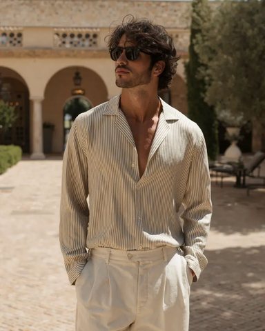 Chemise rayée pour homme