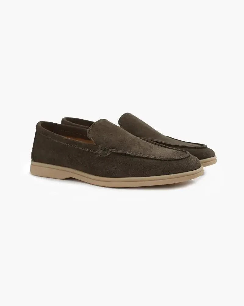 Mocassins en daim haut de gamme Old Money
