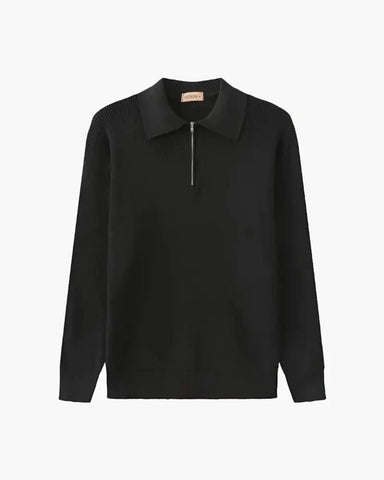 Pull Cesare à demi-zip