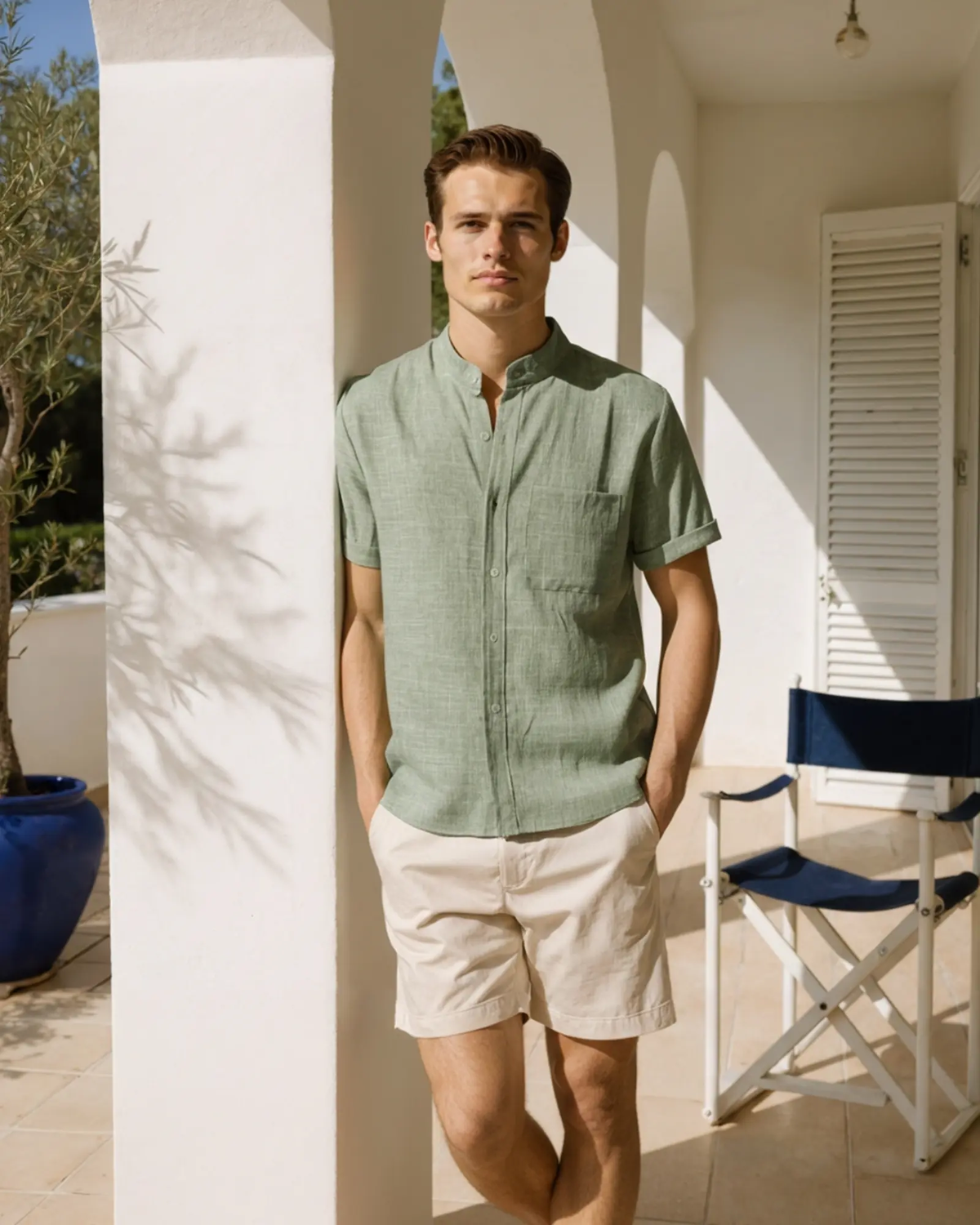 The Mandarin Collar Shirt
