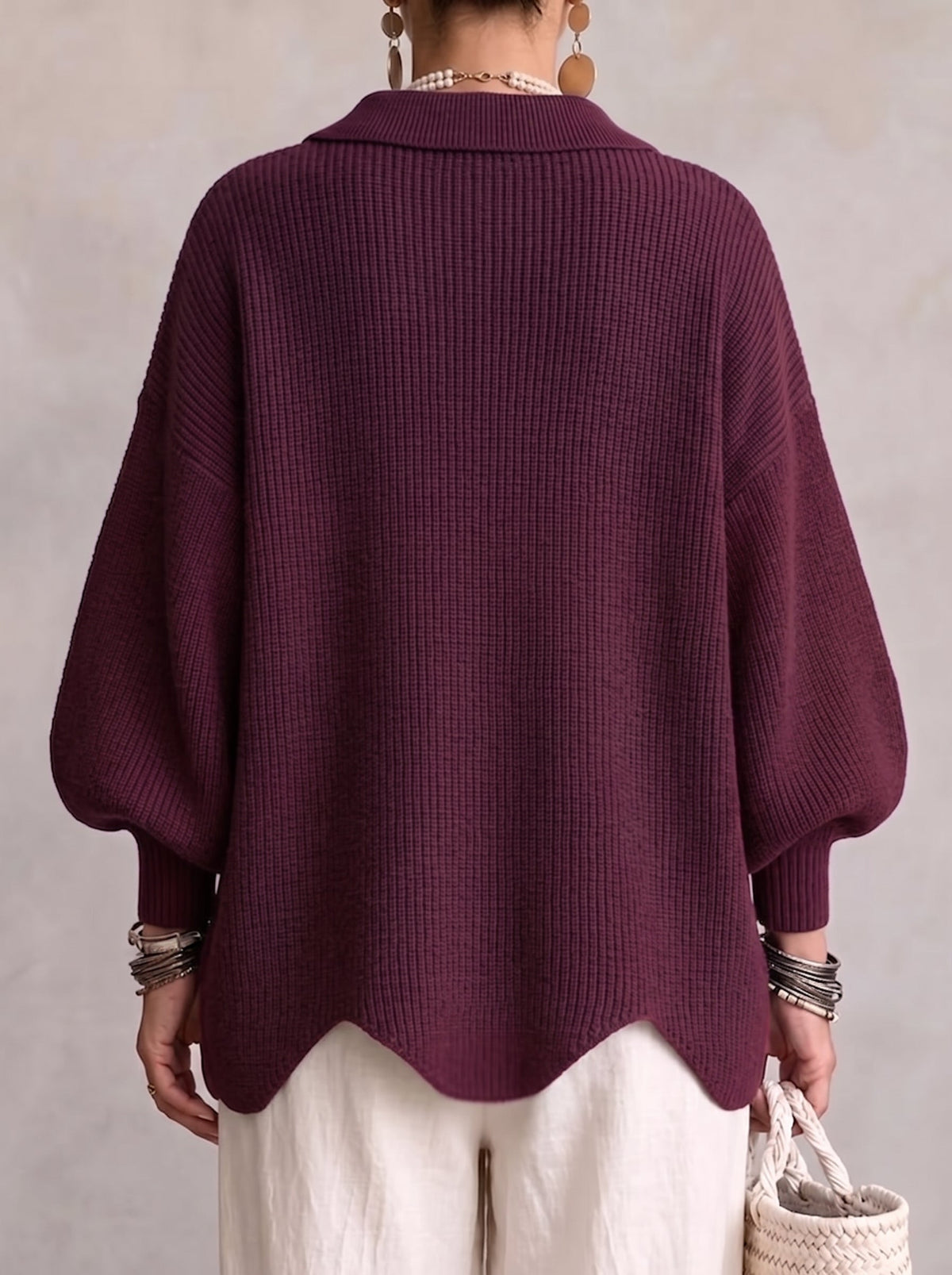 Iolanthe | Cardigan à col et boutons métalliques